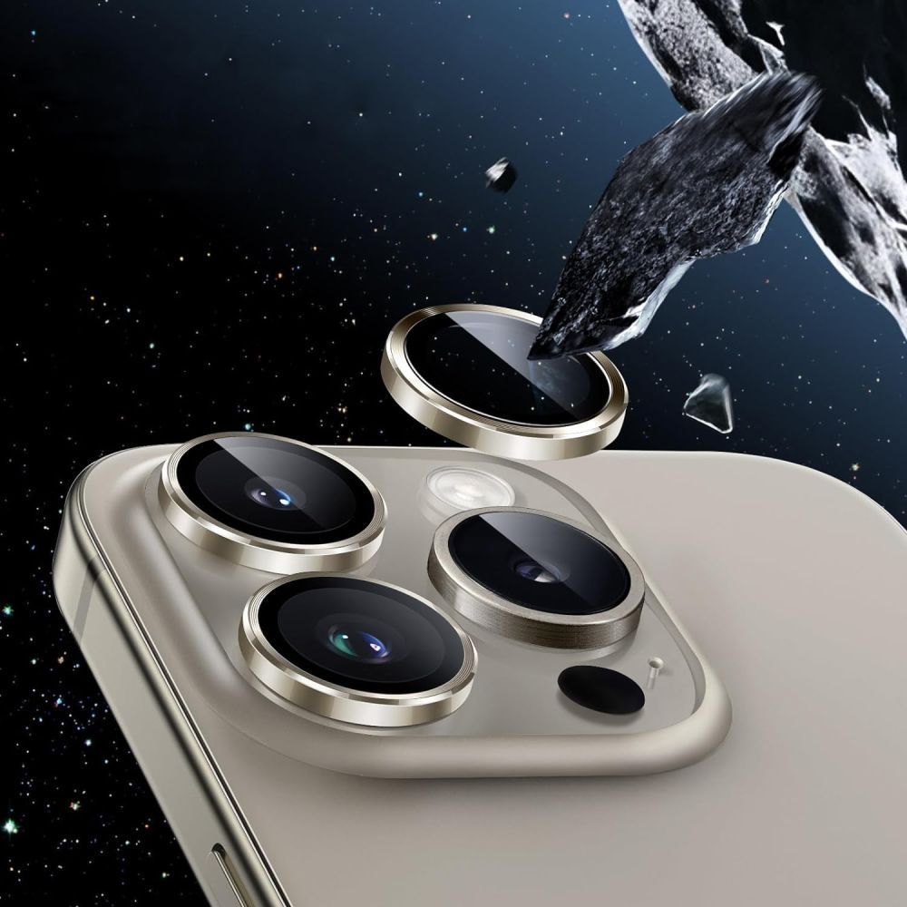 SCHUTZGLAS FÜR DIE KAMERA-LINSE HOFI CAMRING PRO+ GALAXY S24 FE SCHWARZ