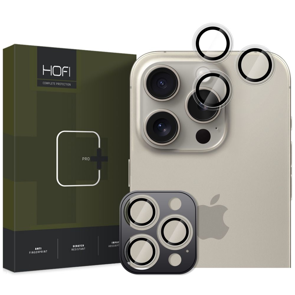 SCHUTZGLAS FÜR DIE KAMERA-LINSE DES IPHONE 16 PRO / 16 PRO MAX CAMRING PRO+ MAX CLEAR