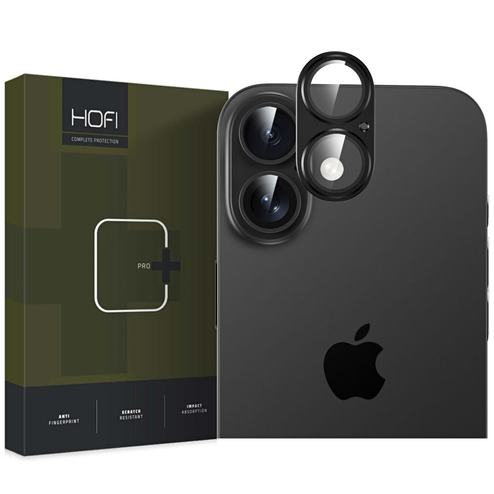 SCHUTZGLAS FÜR DIE KAMERA-LINSE HOFI FULLCAM PRO+ IPHONE 16 / 16 PLUS SCHWARZ