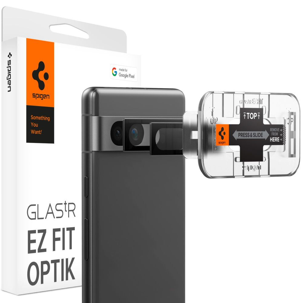 SPIGEN OPTIK.TR "EZ FIT" KAMERASCHUTZ 2-PAKET GOOGLE PIXEL 7A SCHWARZ