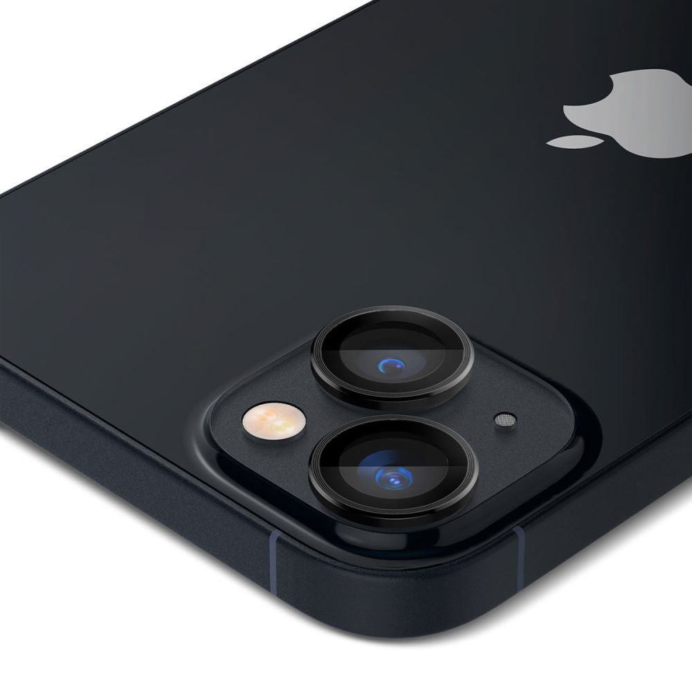 SCHUTZ FÜR DIE KAMERA SPIGEN OPTIK.TR "EZ FIT" KAMERASCHUTZ 2-PAK IPHONE 14 / 14 PLUS SCHWARZ