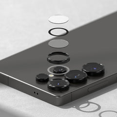 SCHUTZGLAS FÜR DIE KAMERA LINSEN RINGKE CAMERA FRAME PROTECTOR 2-PAKET GALAXY S25 ULTRA SCHWARZ
