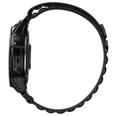 NYLONARMBAND FÜR GARMIN 26MM FENIX 3 / 5X / 3HR / 5X PLUS / 6X / 6X PRO / 7X HEYBAND NYLON PRO SCHWARZ