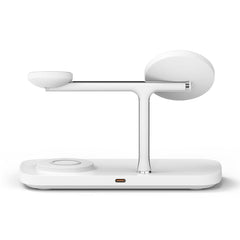 RINGKE 3IN1 QI2 MAGNETISCHER MAGSAFE WIRELESS CHARGER WEISS