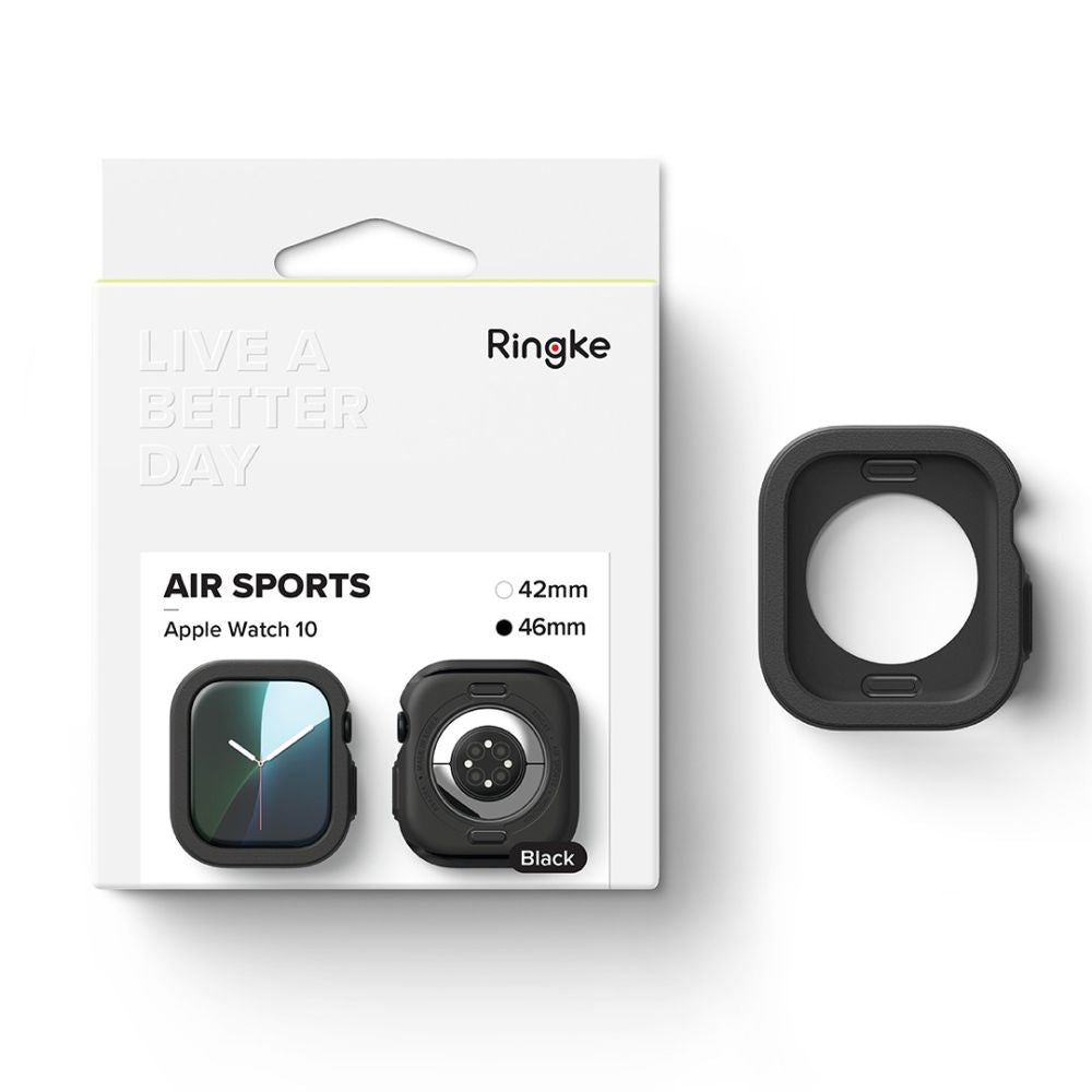 RINGKE AIR HÜLLE APPLE WATCH 10 (46 MM) SCHWARZ