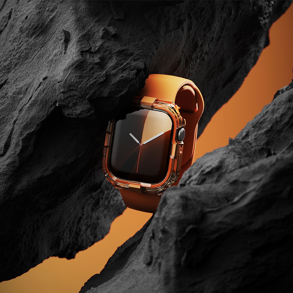 RINGKE FUSION BUMPER HÜLLE FÜR APPLE WATCH 10 (46 MM) SCHWARZ