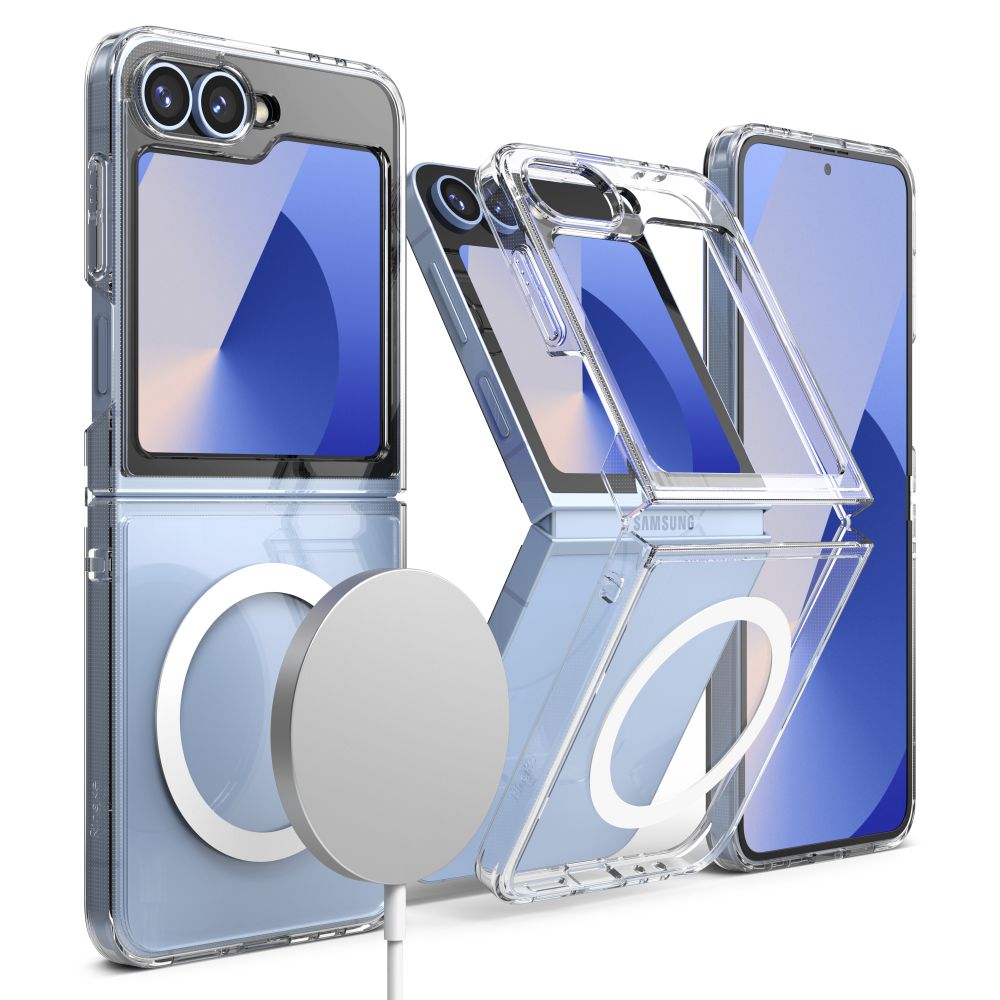 HÜLLE FÜR GALAXY Z FLIP 6 RINGKE FUSION MAGNETIC MAGSAFE KLAR