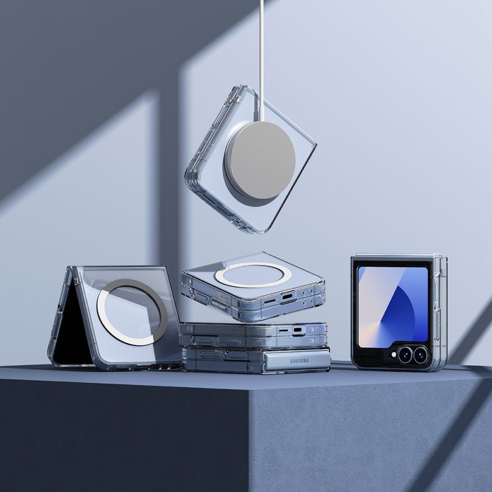 HÜLLE FÜR GALAXY Z FLIP 6 RINGKE FUSION MAGNETIC MAGSAFE KLAR