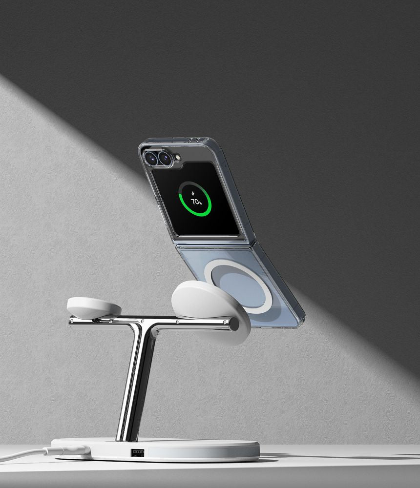 HÜLLE FÜR GALAXY Z FLIP 6 RINGKE FUSION MAGNETIC MAGSAFE KLAR