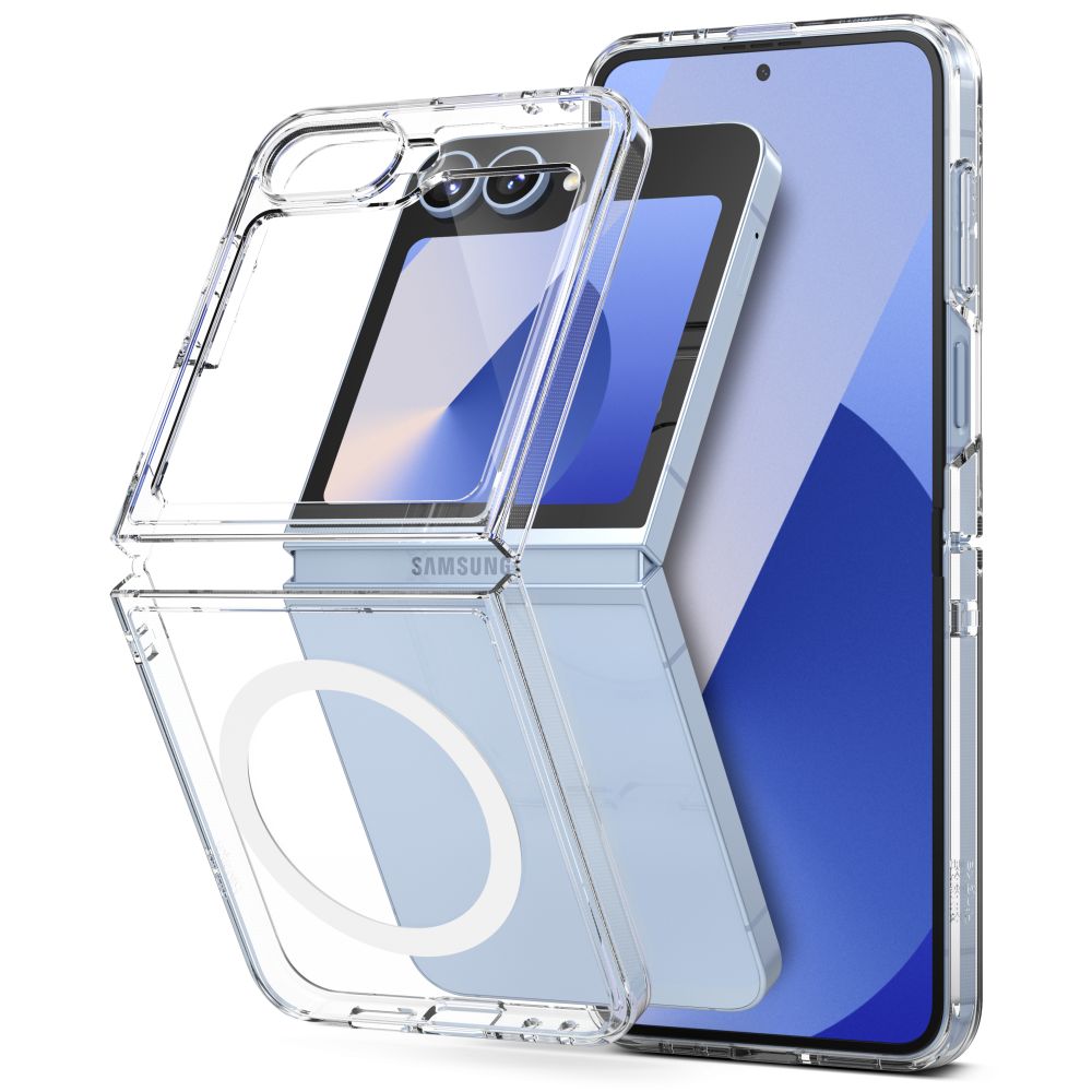 HÜLLE FÜR GALAXY Z FLIP 6 RINGKE FUSION MAGNETIC MAGSAFE KLAR