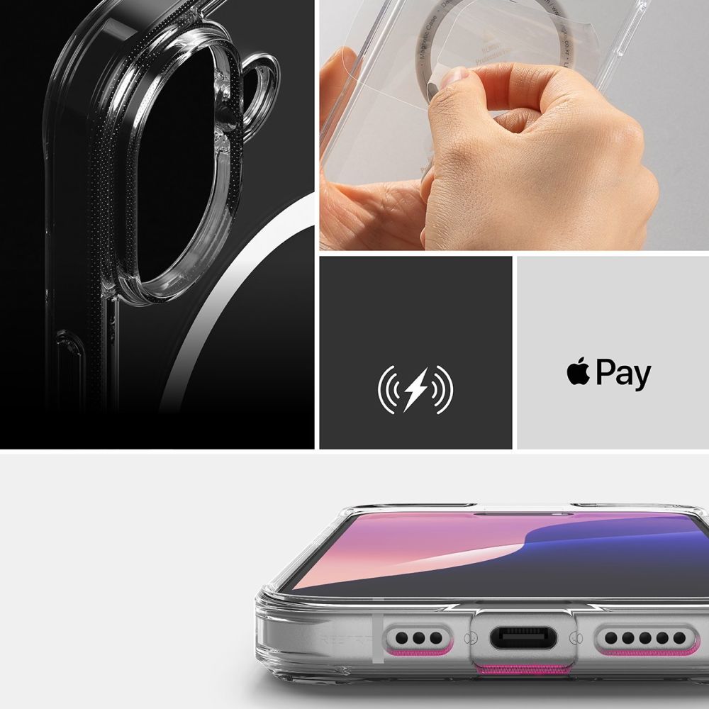 RINGKE FUSION MAGNETIC MAGSAFE IPHONE 16 MATTE CLEAR HÜLLE