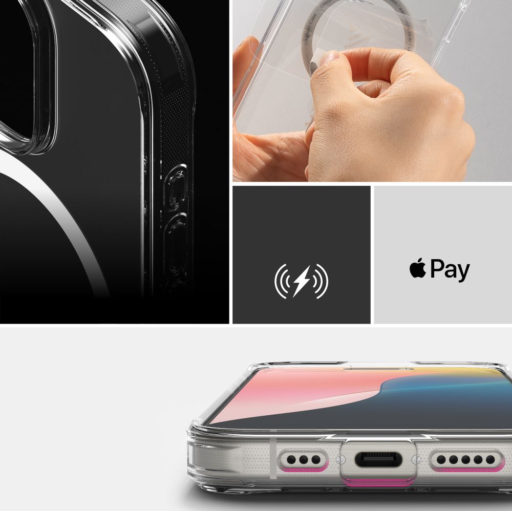 RINGKE FUSION MAGNETIC MAGSAFE HÜLLE IPHONE 16 PRO MAX MATTE KLAR