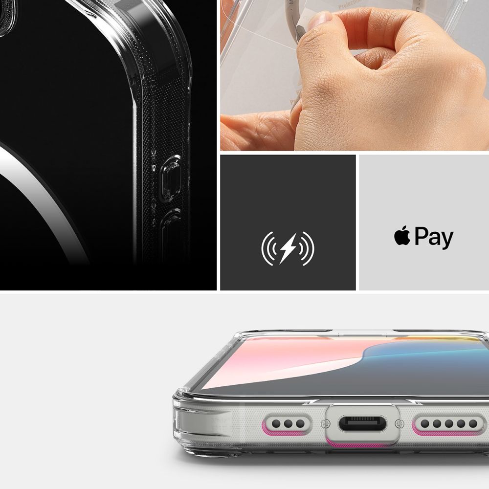 RINGKE FUSION MAGNETIC MAGSAFE IPHONE 16E KLAR HÜLLE