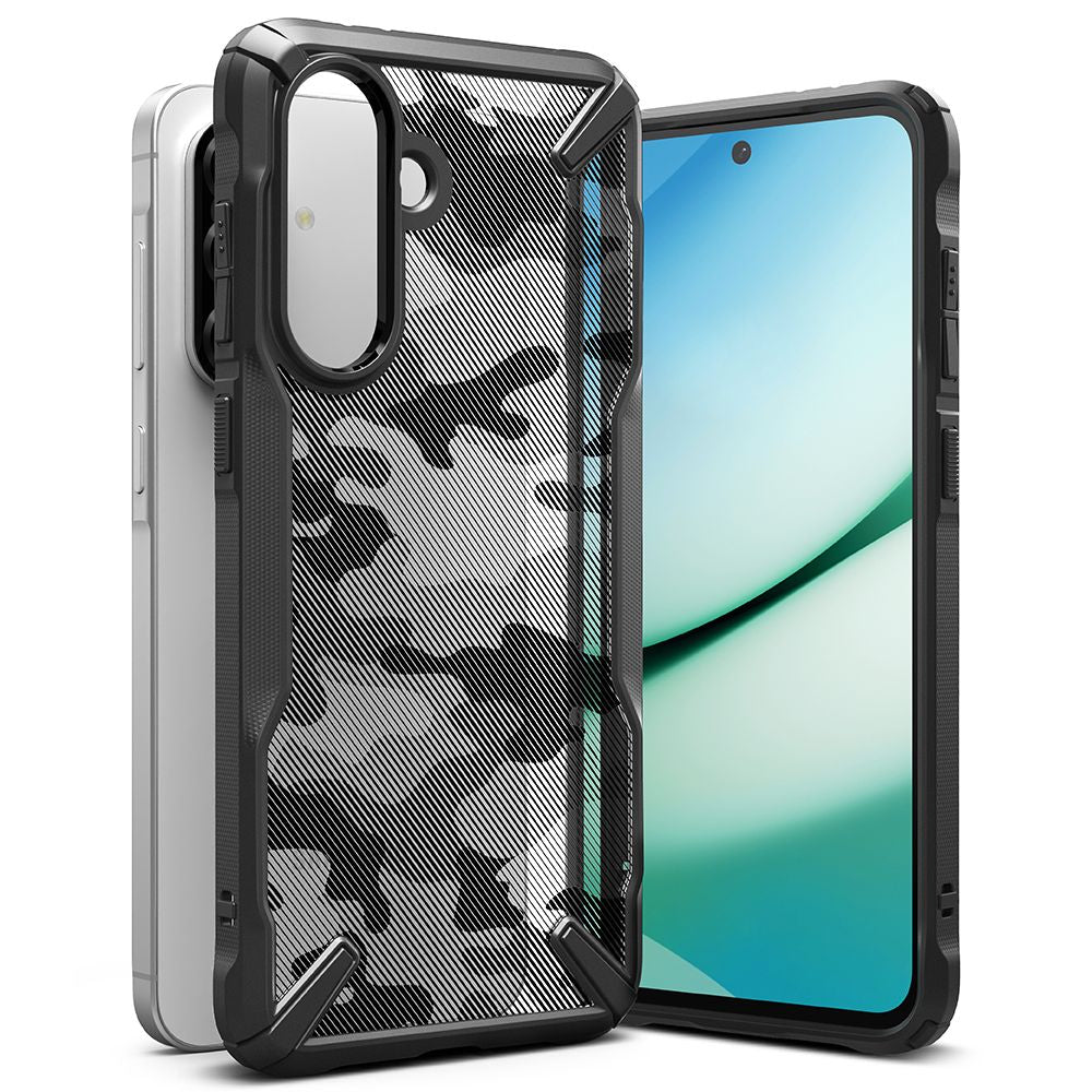 RINGKE FUSION X HÜLLE GALAXY A36 / A56 5G CAMO SCHWARZ