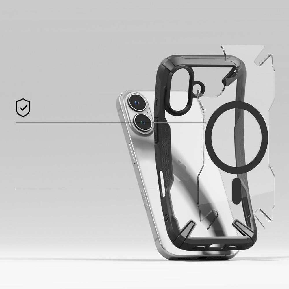 RINGKE FUSION X MAGNETISCHER MAGSAFE IPHONE 16 SCHWARZ