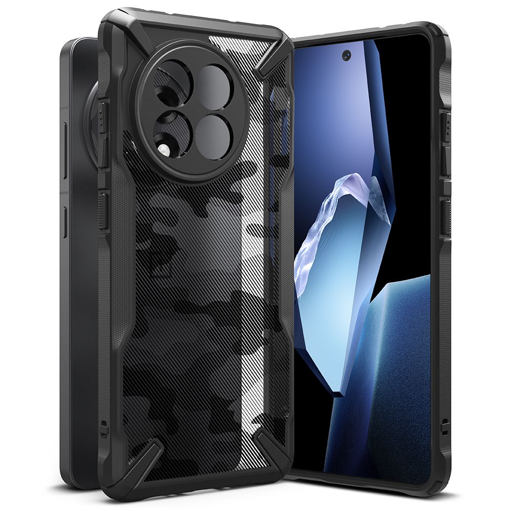 RINGKE FUSION X HÜLLE FÜR ONEPLUS 13R CAMO SCHWARZ