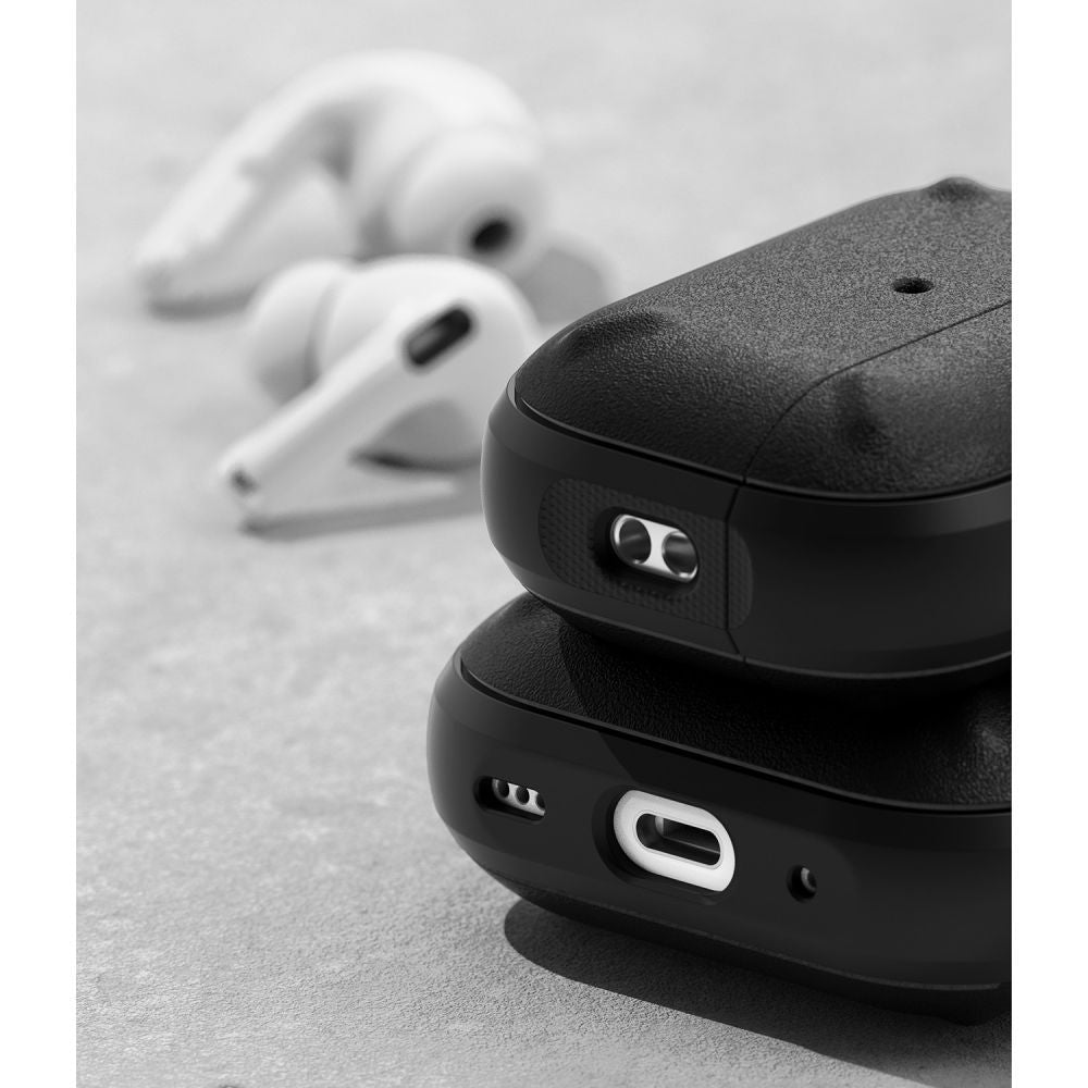 RINGKE ONYX HÜLLE FÜR APPLE AIRPODS PRO 1 / 2 SCHWARZ