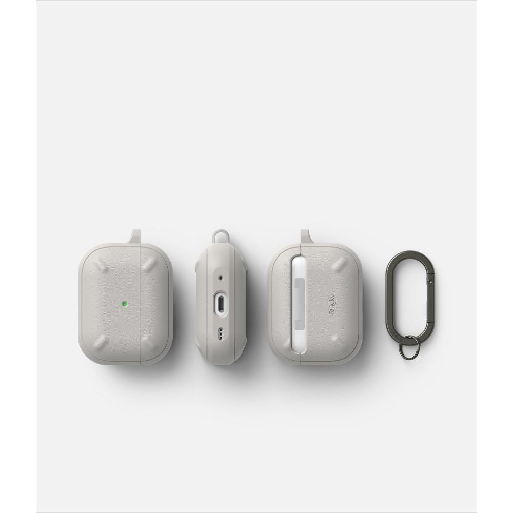 RINGKE ONYX HÜLLE FÜR APPLE AIRPODS PRO 1 / 2 WARM GRAU