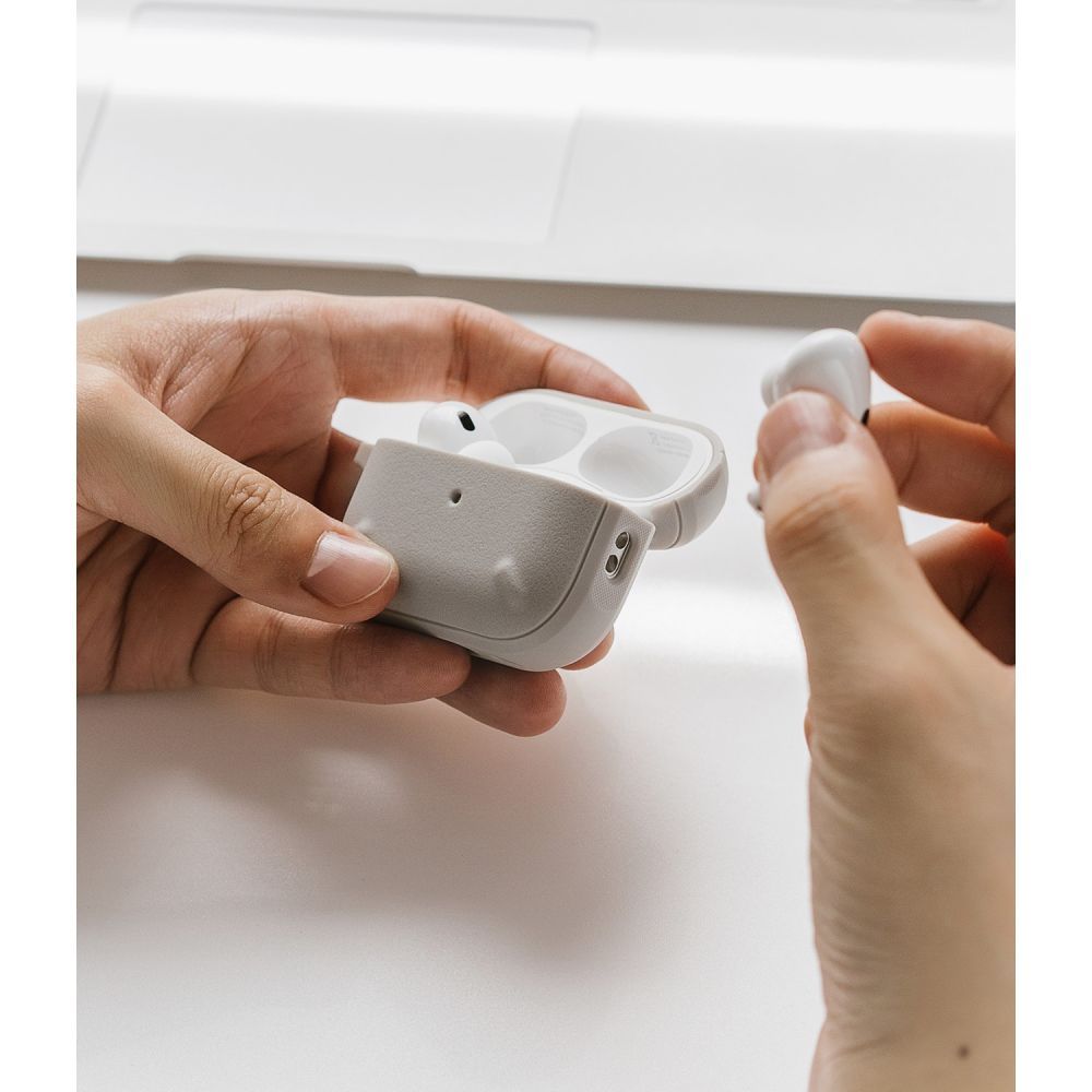 RINGKE ONYX HÜLLE FÜR APPLE AIRPODS PRO 1 / 2 WARM GRAU