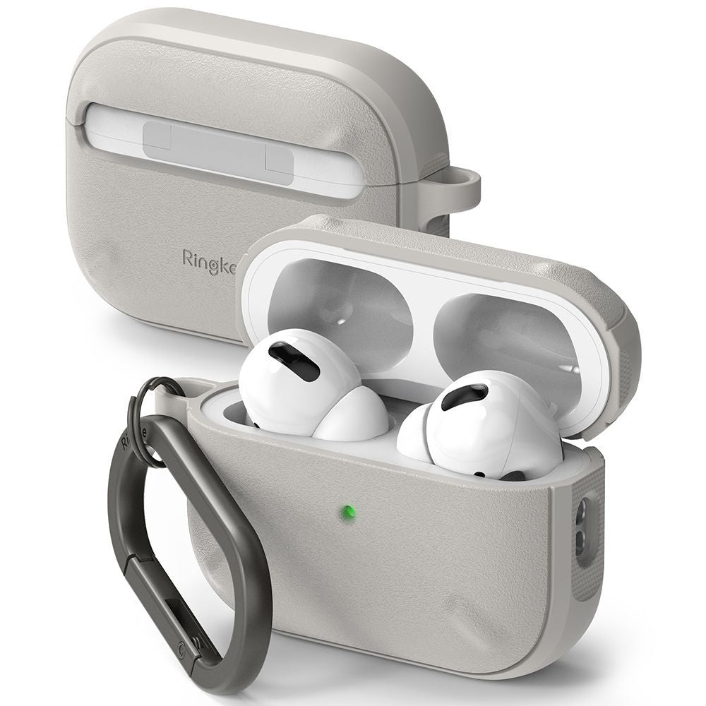 RINGKE ONYX HÜLLE FÜR APPLE AIRPODS PRO 1 / 2 WARM GRAU