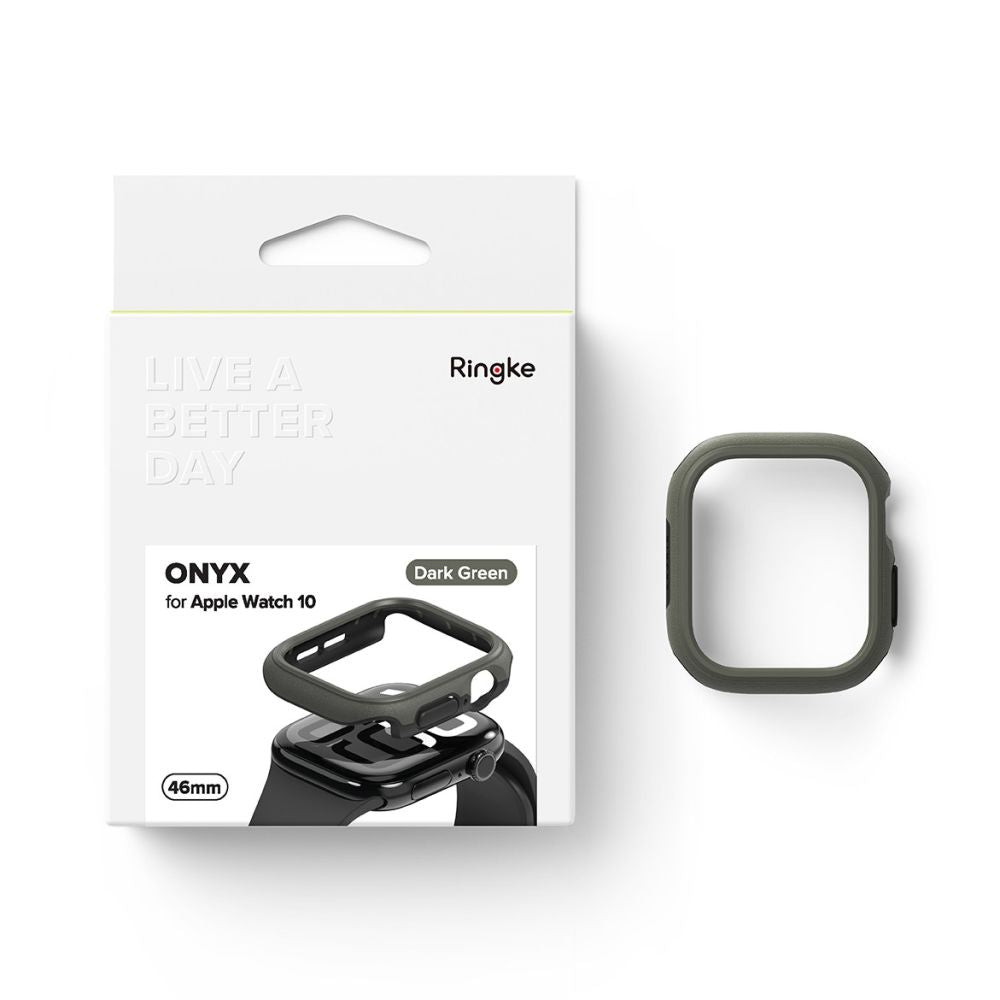 RINGKE ONYX HÜLLE APPLE WATCH 10 (46 MM) DUNKELGRÜN