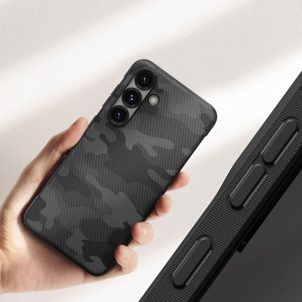 RINGKE ONYX HÜLLE GALAXY S25 CAMO SCHWARZ