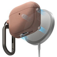 PUZDRO RINGKE ONYX MAGNETISCH MAGSAFE APPLE AIRPODS 4 CONSTANT CORAL