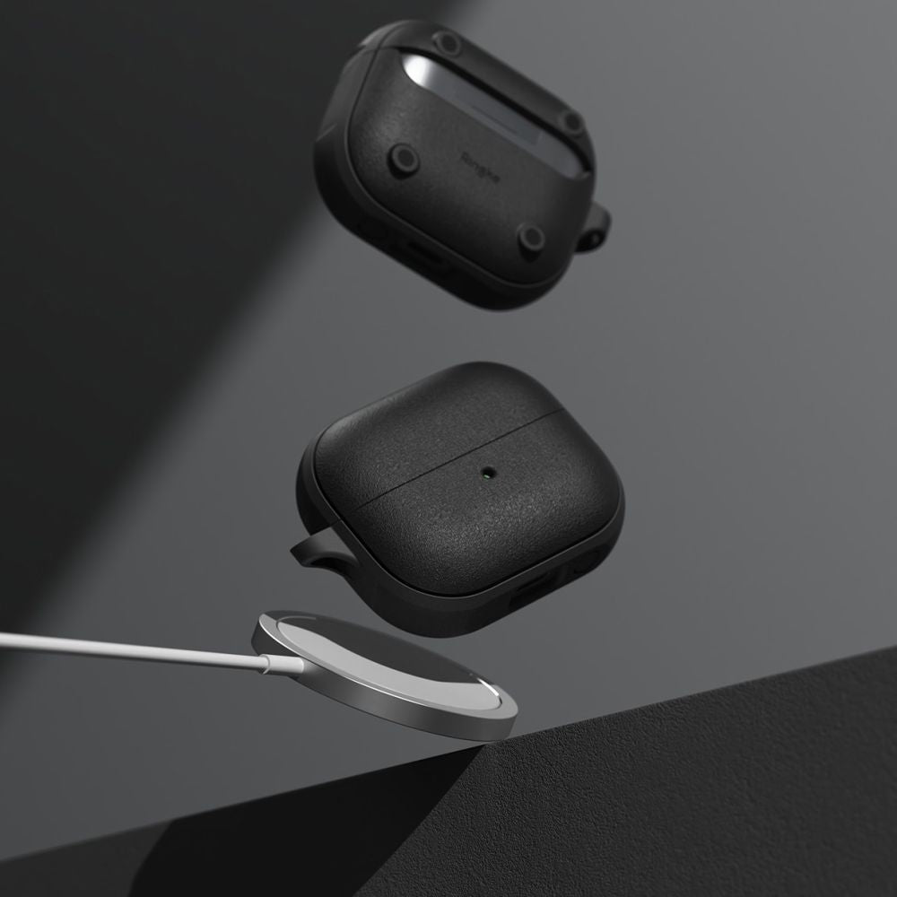 HÜLLE FÜR SAMSUNG GALAXY BUDS 3 / 3 PRO RINGKE ONYX MAGNETIC MAGSAFE SCHWARZ