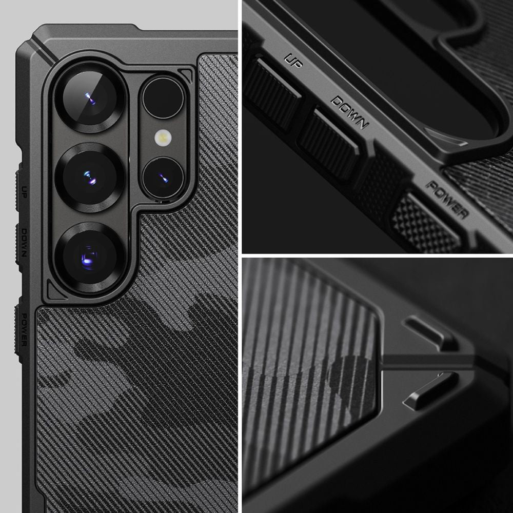 RINGKE RUGGED GEAR MAGNETISCH MAGSAFE GALAXY S25 ULTRA CAMO SCHWARZ