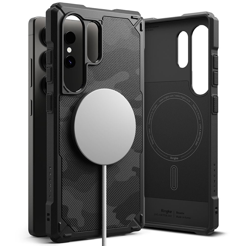 RINGKE RUGGED GEAR MAGNETISCH MAGSAFE GALAXY S25 ULTRA CAMO SCHWARZ