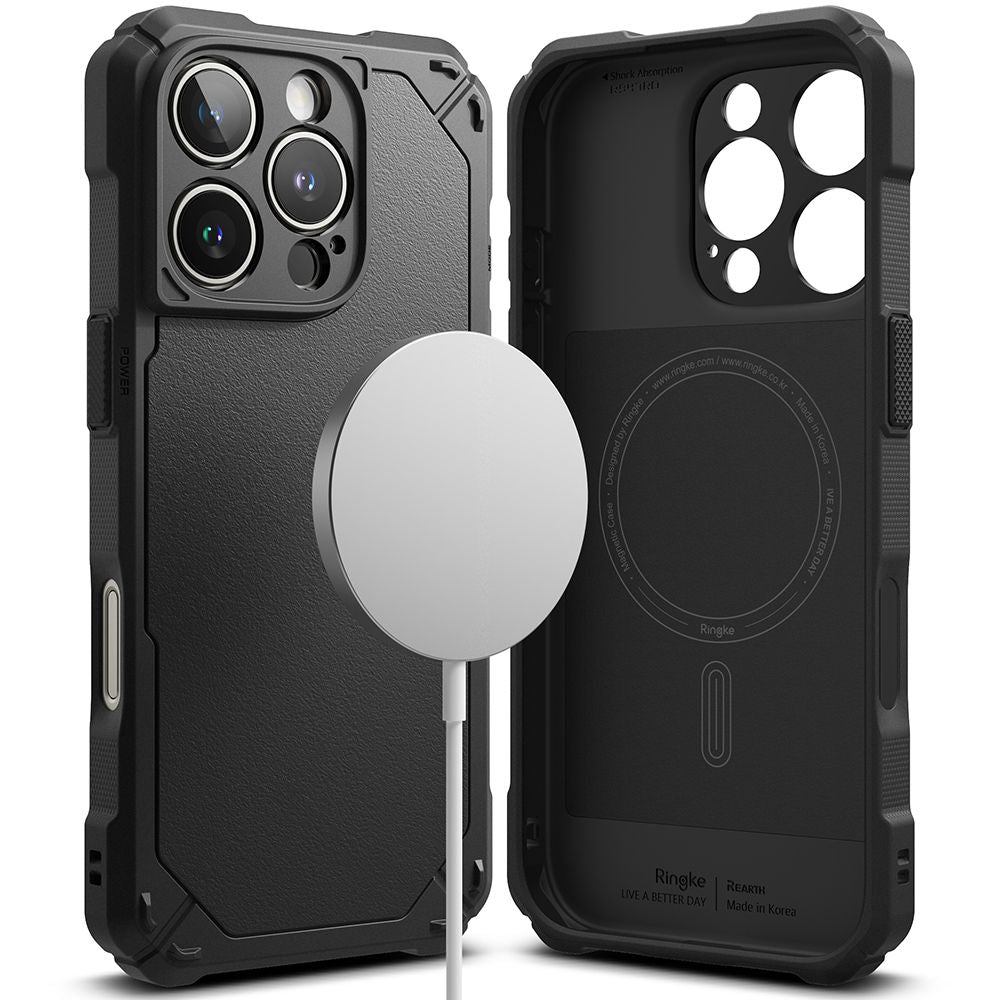 RINGKE RUGGED GEAR MAGNETISCHES MAGSAFE IPHONE 16 PRO MAX SCHWARZ