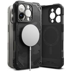 KRYT RINGKE RUGGED GEAR MAGNETIC MAGSAFE IPHONE 16 PRO MAX CAMO SCHWARZ