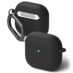 RINGKE SILIKONHÜLLE FÜR APPLE AIRPODS 4 SCHWARZ