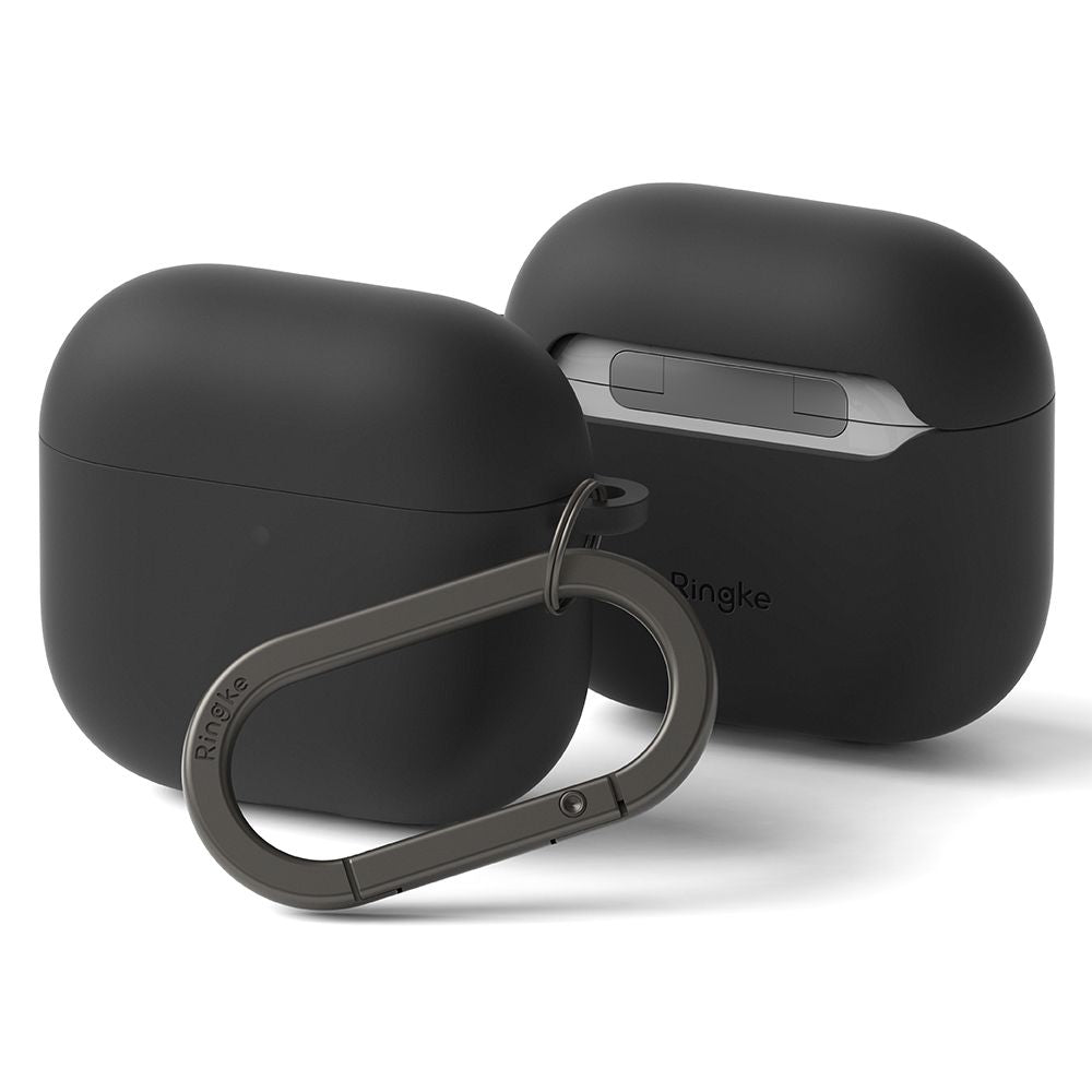 RINGKE SILIKONHÜLLE FÜR APPLE AIRPODS 4 SCHWARZ