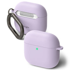 RINGKE SILIKONHÜLLE FÜR APPLE AIRPODS 4 HELL LILA