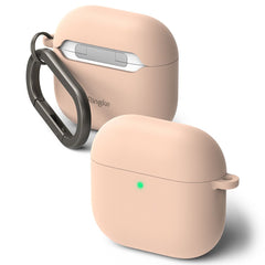 RINGKE SILIKONHÜLLE FÜR APPLE AIRPODS 4 PINKE SAND