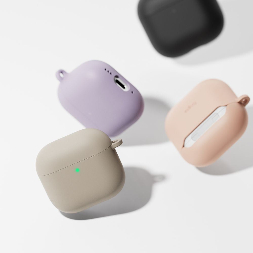 RINGKE SILIKONHÜLLE FÜR APPLE AIRPODS 4 PINKE SAND