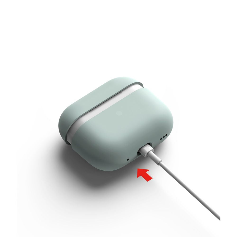 RINGKE SILIKONHÜLLE FÜR APPLE AIRPODS PRO 1 / 2 SEAFOAM