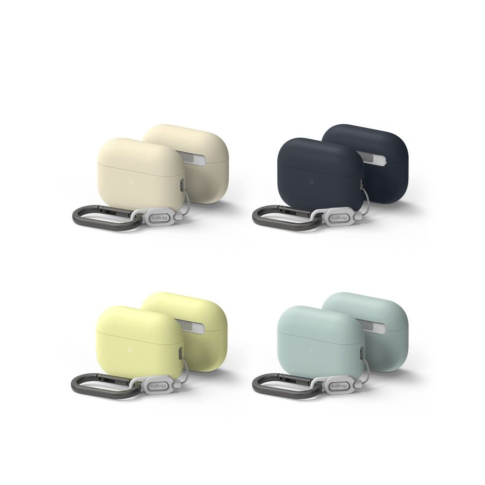 RINGKE SILIKONHÜLLE FÜR APPLE AIRPODS PRO 1 / 2 SEAFOAM