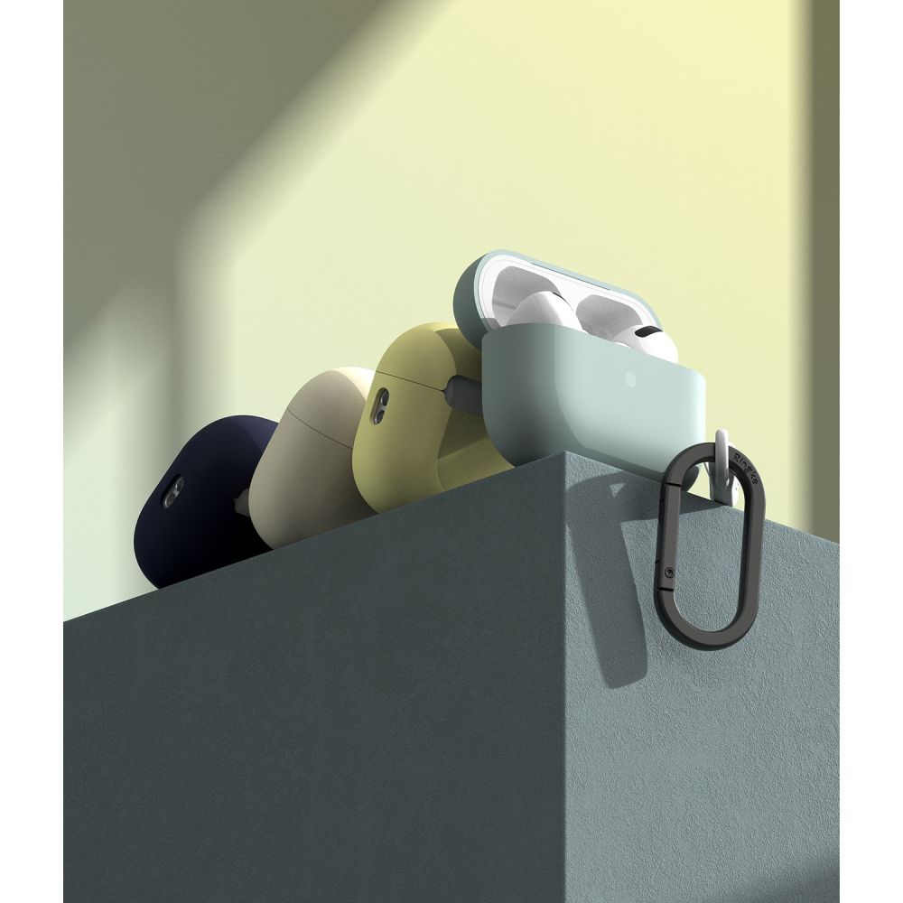 RINGKE SILIKONHÜLLE FÜR APPLE AIRPODS PRO 1 / 2 SEAFOAM
