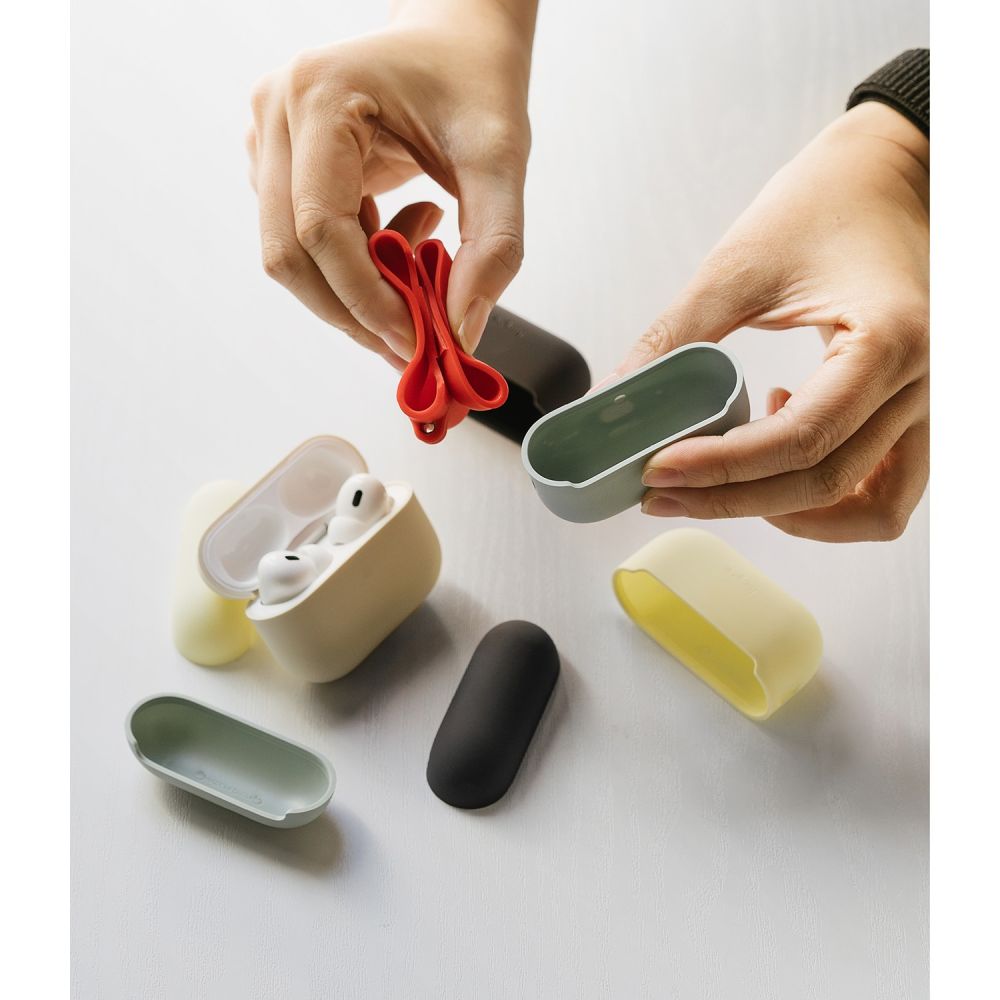 RINGKE SILIKONHÜLLE FÜR APPLE AIRPODS PRO 1 / 2 SEAFOAM