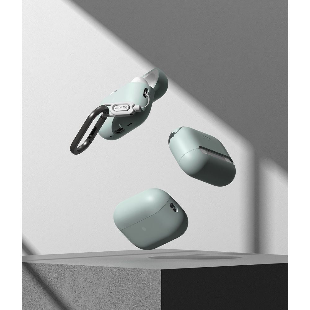 RINGKE SILIKONHÜLLE FÜR APPLE AIRPODS PRO 1 / 2 SEAFOAM