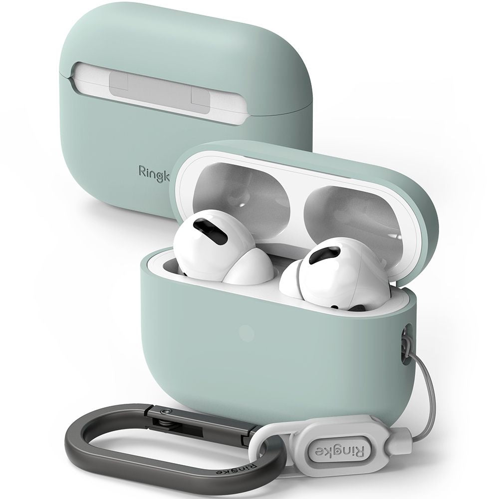 RINGKE SILIKONHÜLLE FÜR APPLE AIRPODS PRO 1 / 2 SEAFOAM
