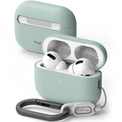 RINGKE SILIKONHÜLLE FÜR APPLE AIRPODS PRO 1 / 2 SEAFOAM