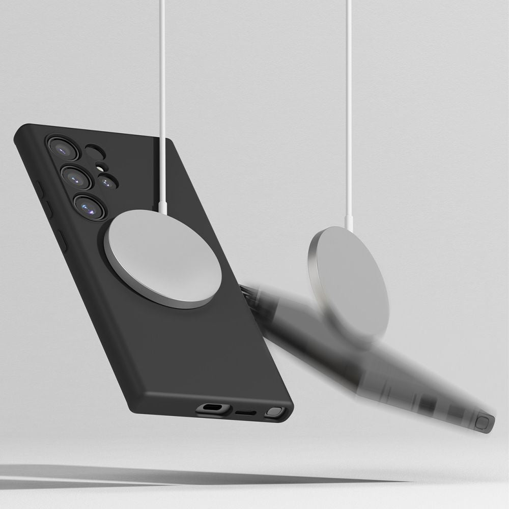 RINGKE SILIKON MAGNETISCH MAGSAFE GALAXY S24 ULTRA SCHWARZ