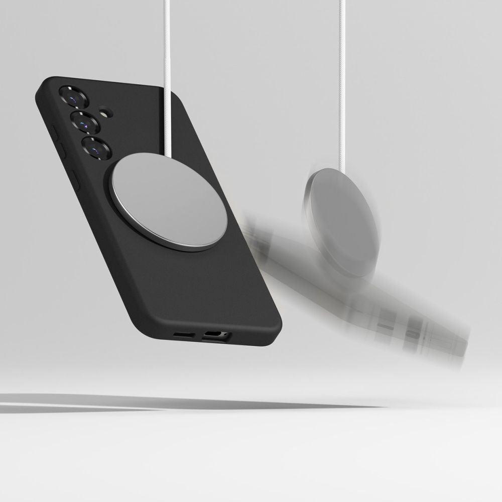 RINGKE SILIKON MAGNETISCH MAGSAFE GALAXY S25 SCHWARZ