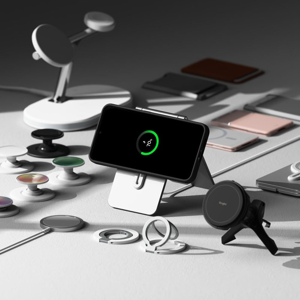 RINGKE SILIKON MAGNETISCH MAGSAFE GALAXY S25 SCHWARZ