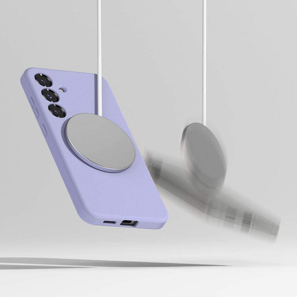 RINGKE SILIKON MAGNETISCH MAGSAFE GALAXY S25+ PLUS LAVENDEL