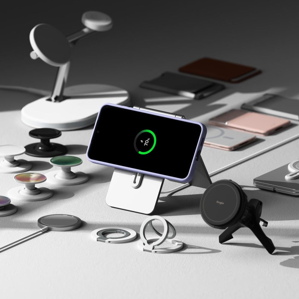 RINGKE SILIKON MAGNETISCH MAGSAFE GALAXY S25+ PLUS LAVENDEL