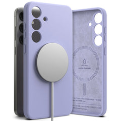 RINGKE SILIKON MAGNETISCH MAGSAFE GALAXY S25+ PLUS LAVENDEL